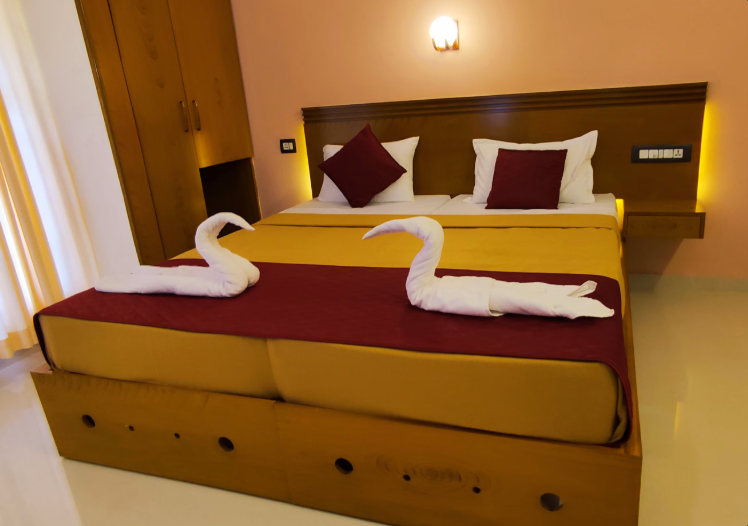 White House Residency Standard Double Room with Balcony - NON AC 3