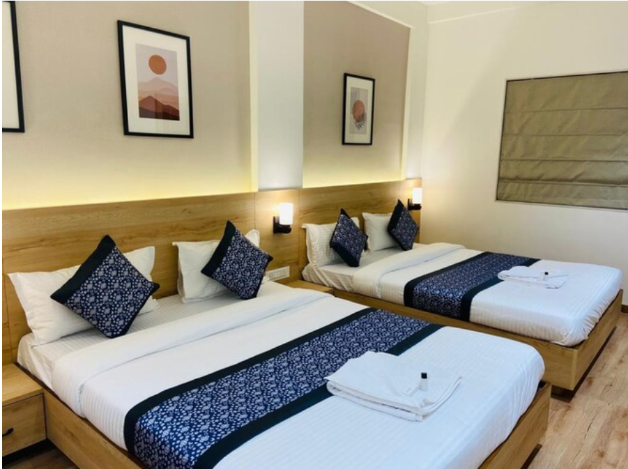 Luxurious Twin Bed AC Room