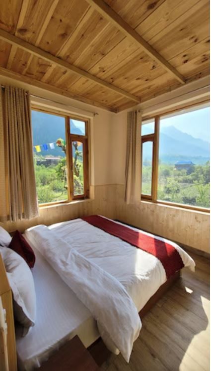 The Kamru Riverside Camps and Resorts Mountain View Double Room