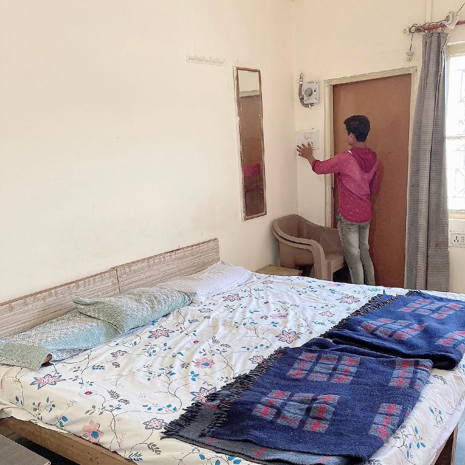 Double Bed Room With Fan