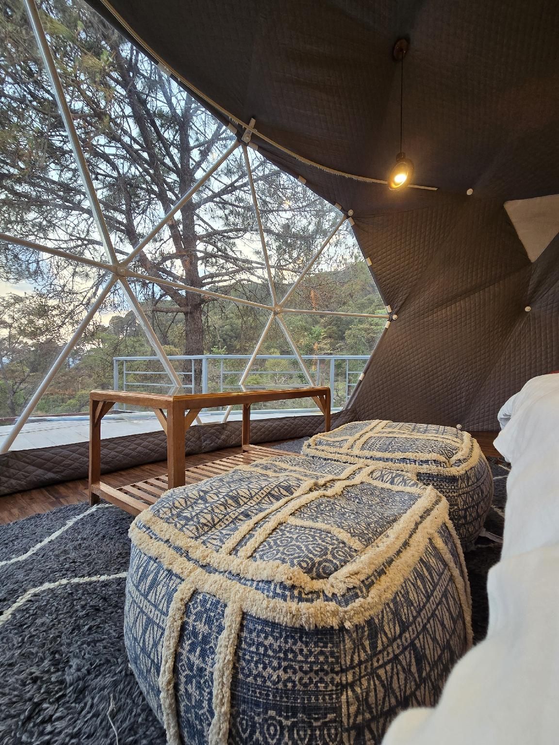 Geodesic AC Dome with Ensuite Bathroom