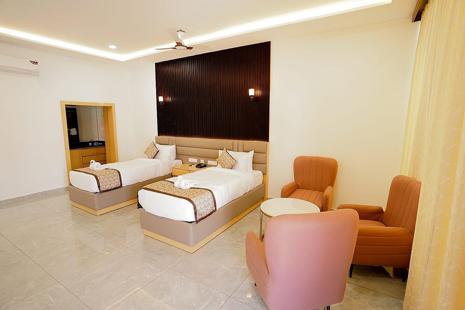 TRIPURA RESORTS Twin Bed Room
