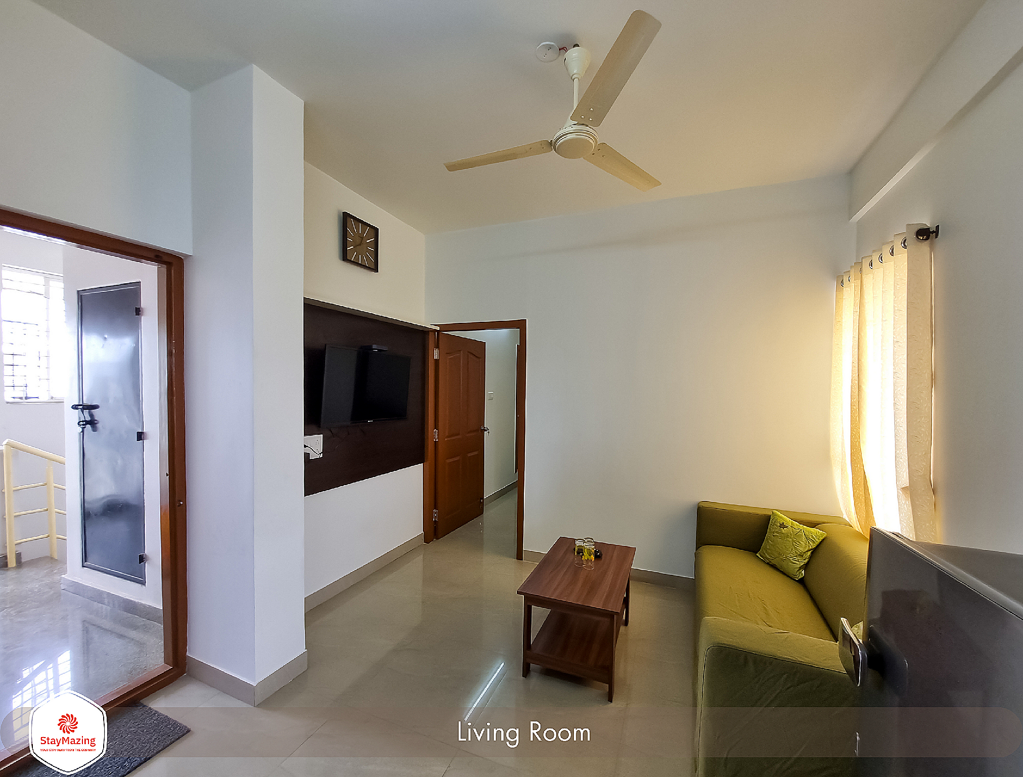 StayMazing 1,2 & 3 BHK A/C Apartments in Hebbal One Bedroom Apartment 2