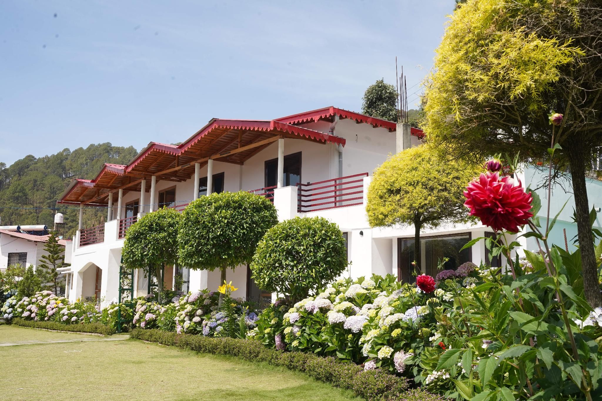 Just Naturals Wellness Resort Nainital garden 3