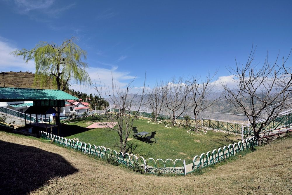 Outdoor banquet area