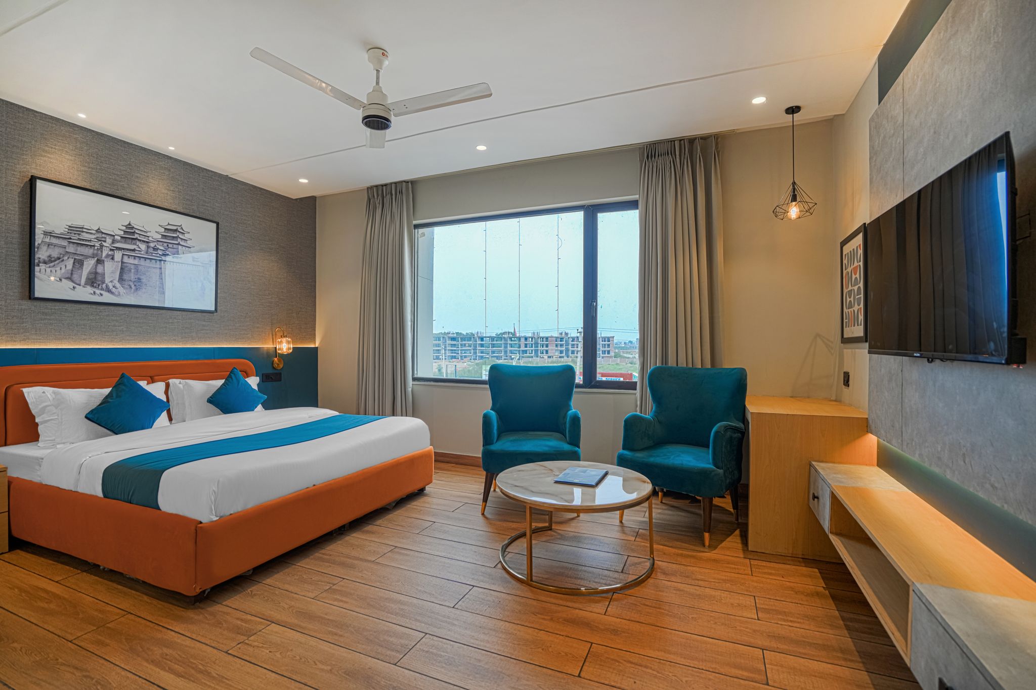 Hotel Highway Greens Near VR Punjab Mall Airport Road Mohali Premium Room 2