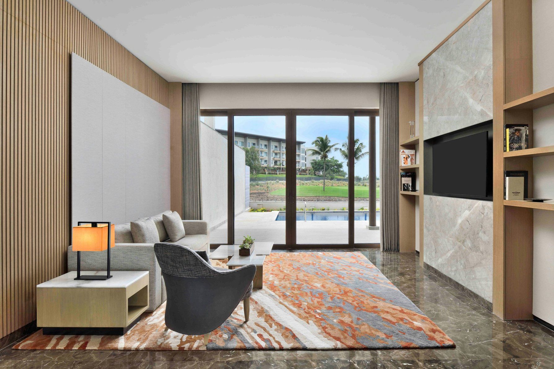 Pool Villa, Club lounge access, Villa, 1 King, Golf view, Balcony, Private pool