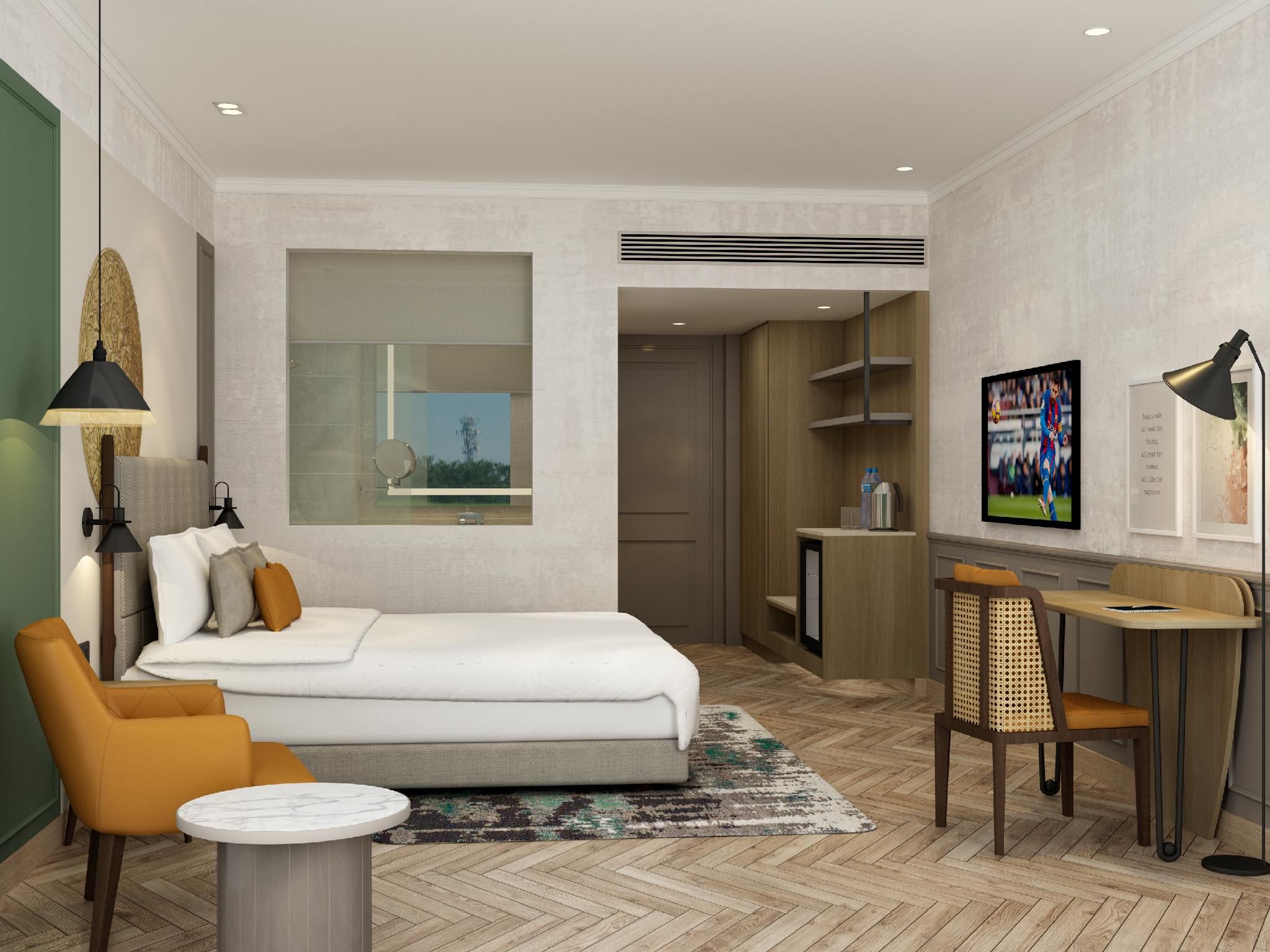 Sarovar Portico Srinagar Deluxe room - 1 Double Bed 3