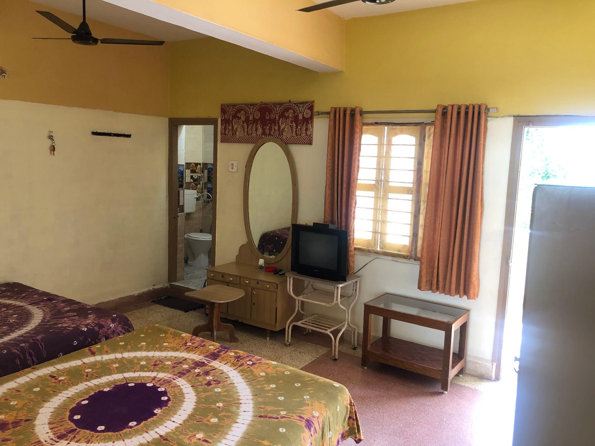 Double Bed Room With Fan