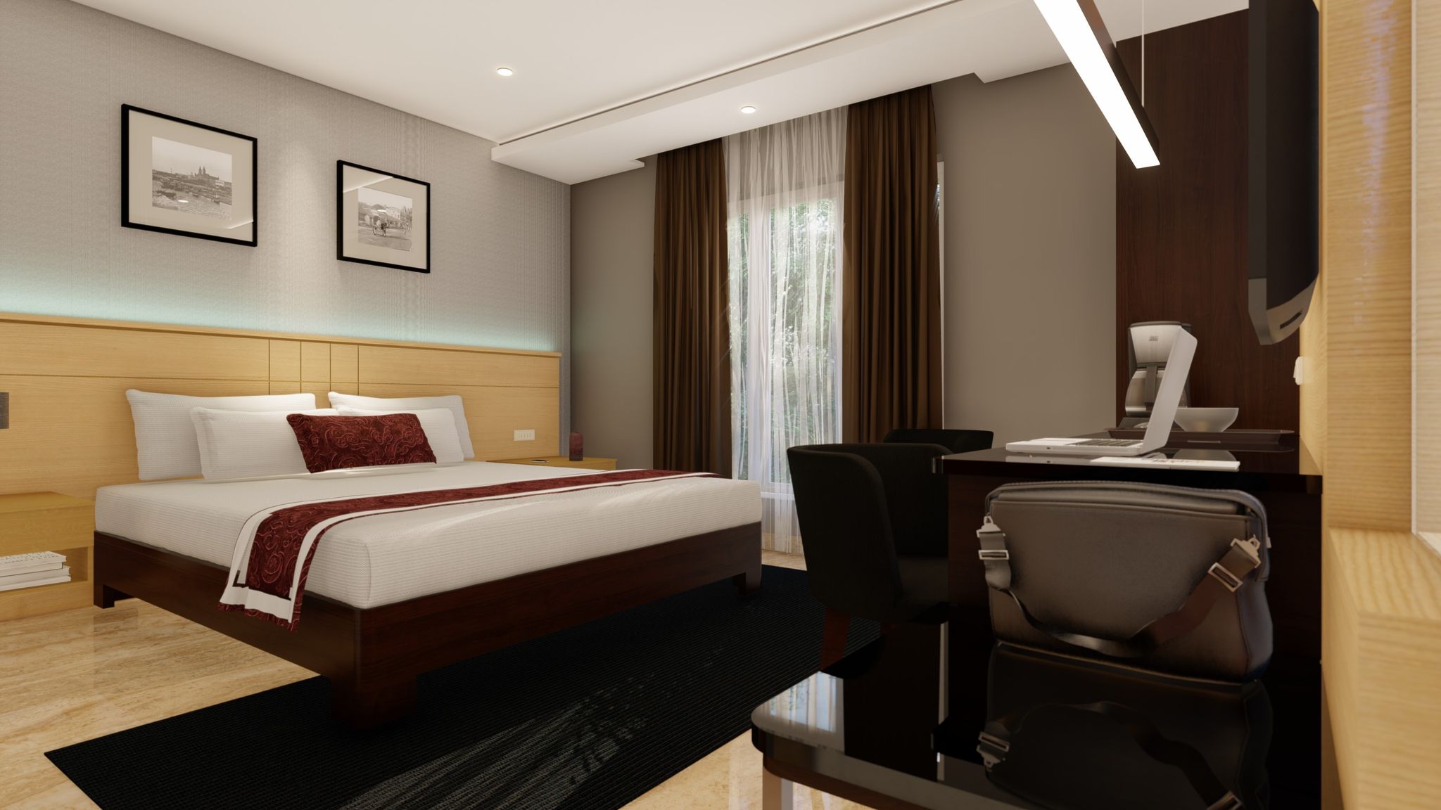 M Central DELUXE ROOM (King size bed or Twin beds) 3