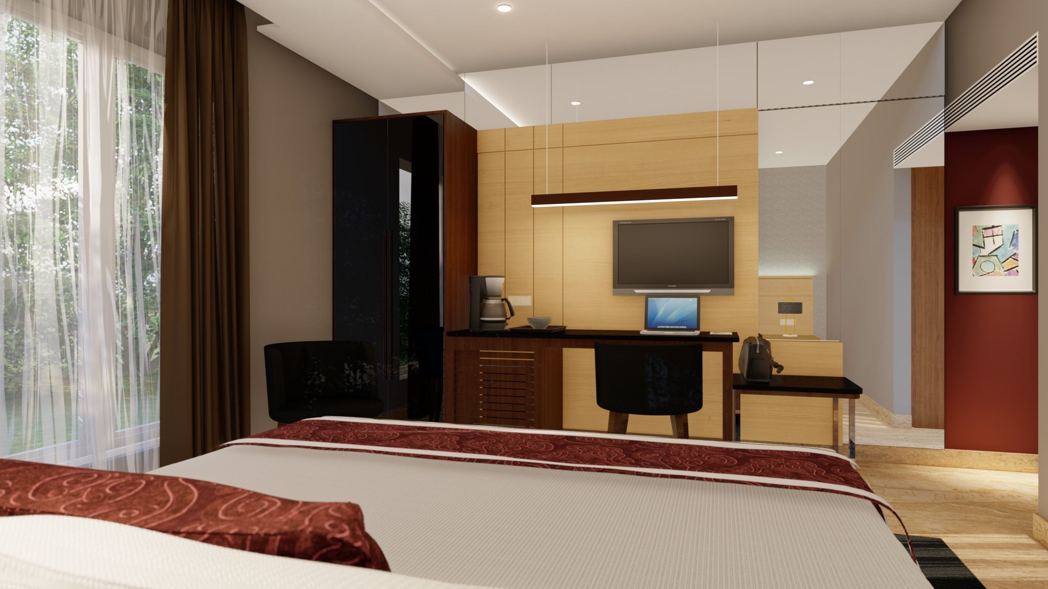 M Central DELUXE ROOM (King size bed or Twin beds) 7