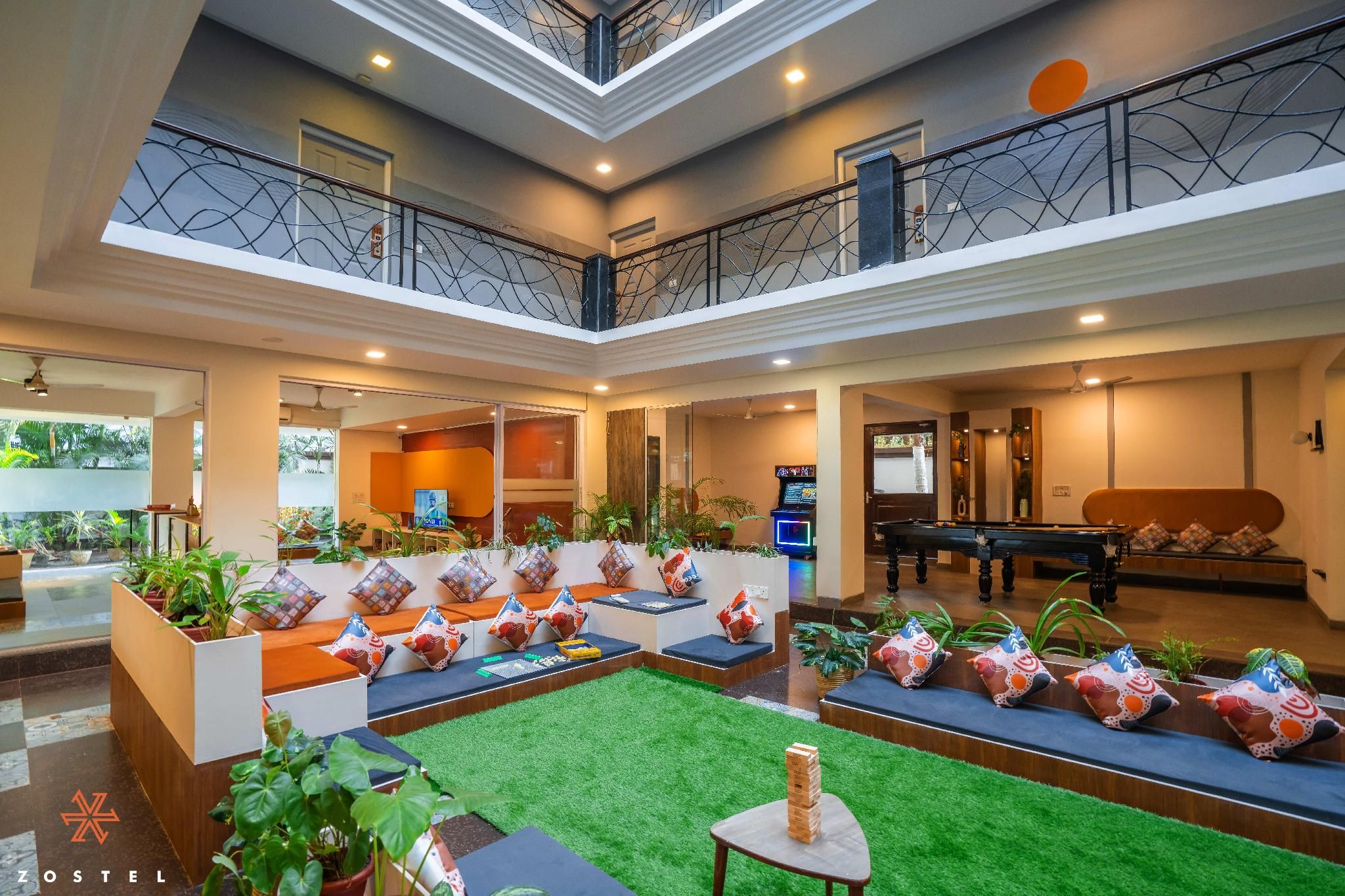 shared lounge/tv area