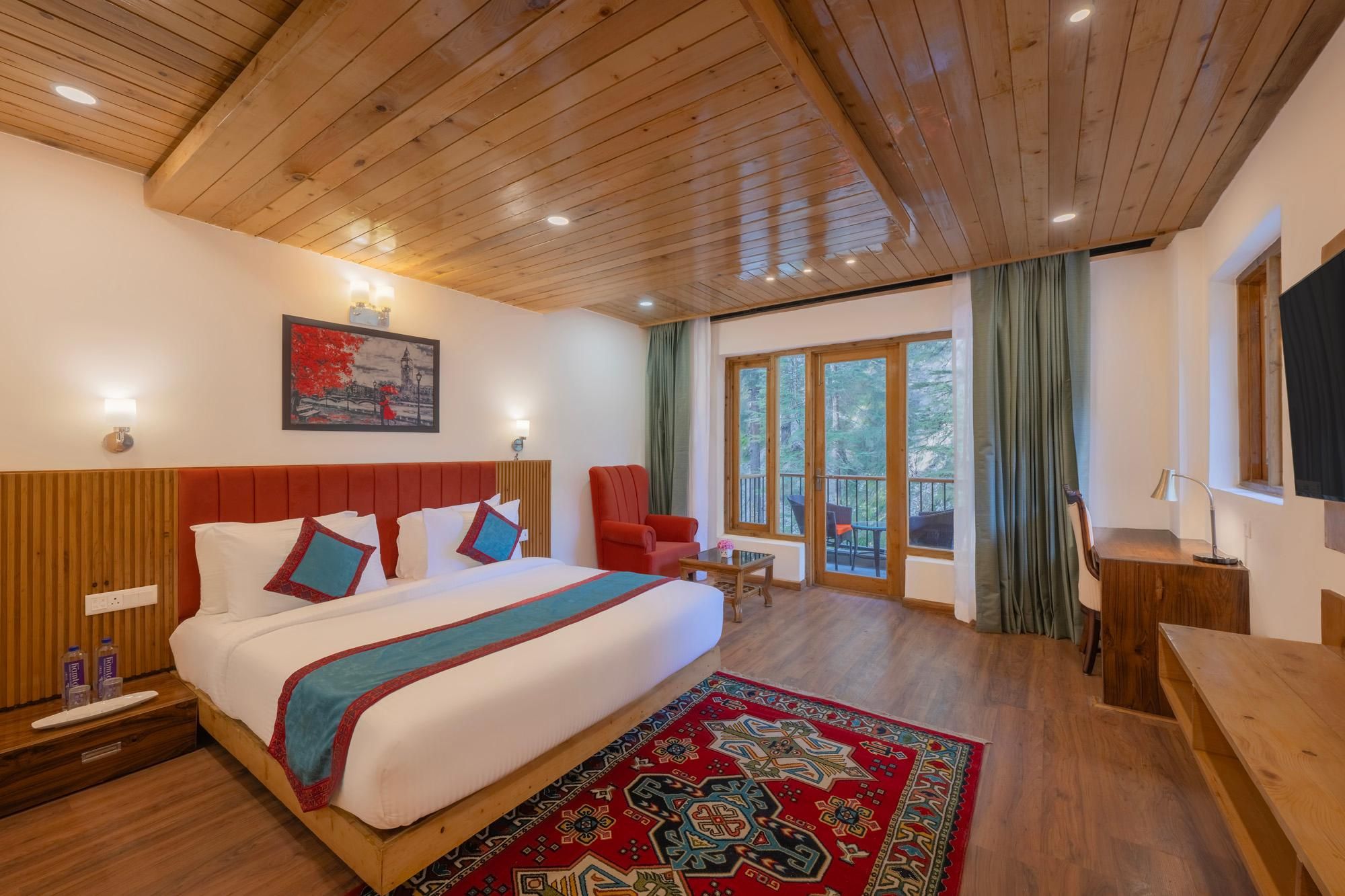 Bradhi - Riverside Resort Jibhi Deluxe Cottage Room