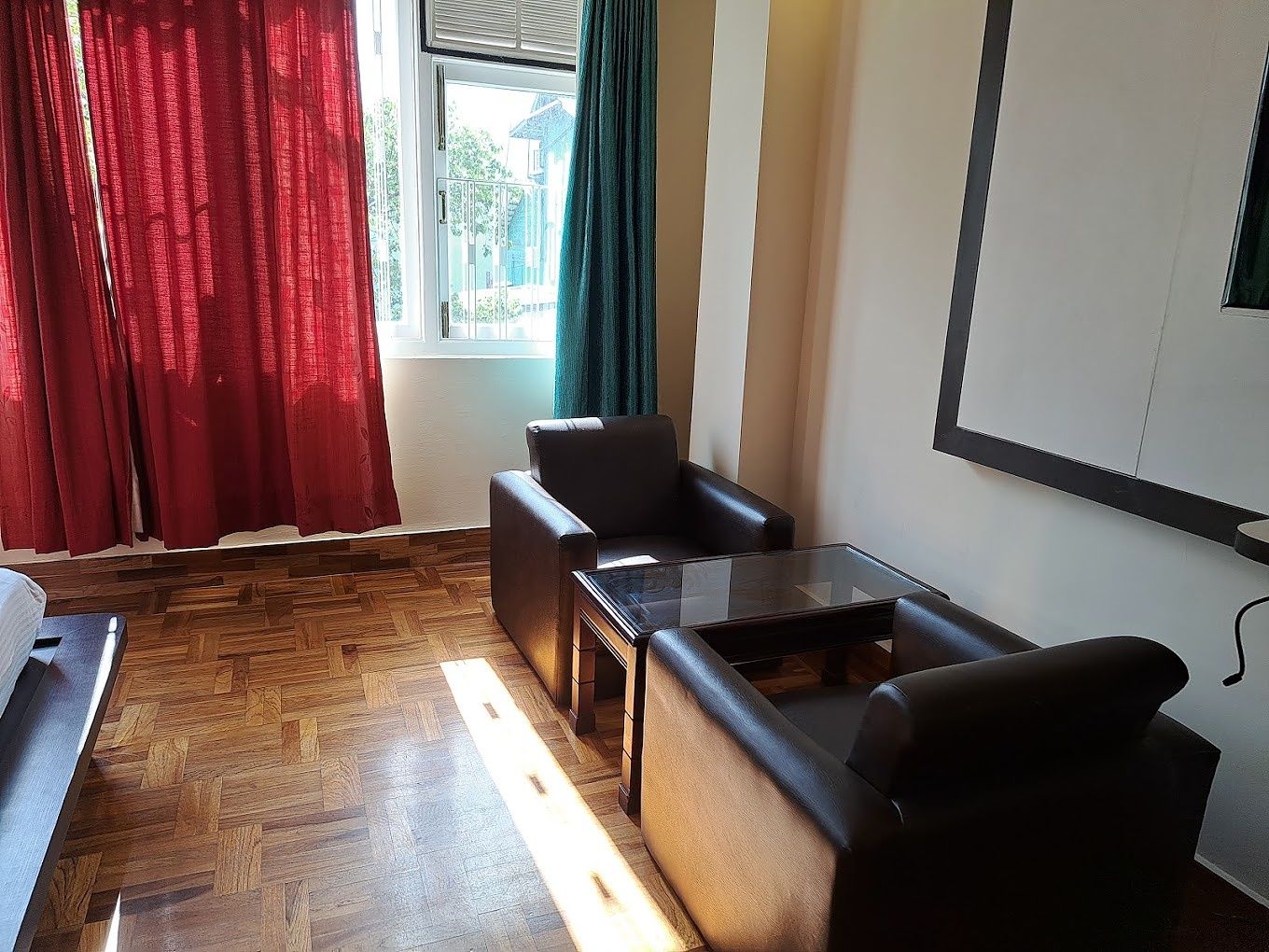 View Super Deluxe Room facing M.G Marg