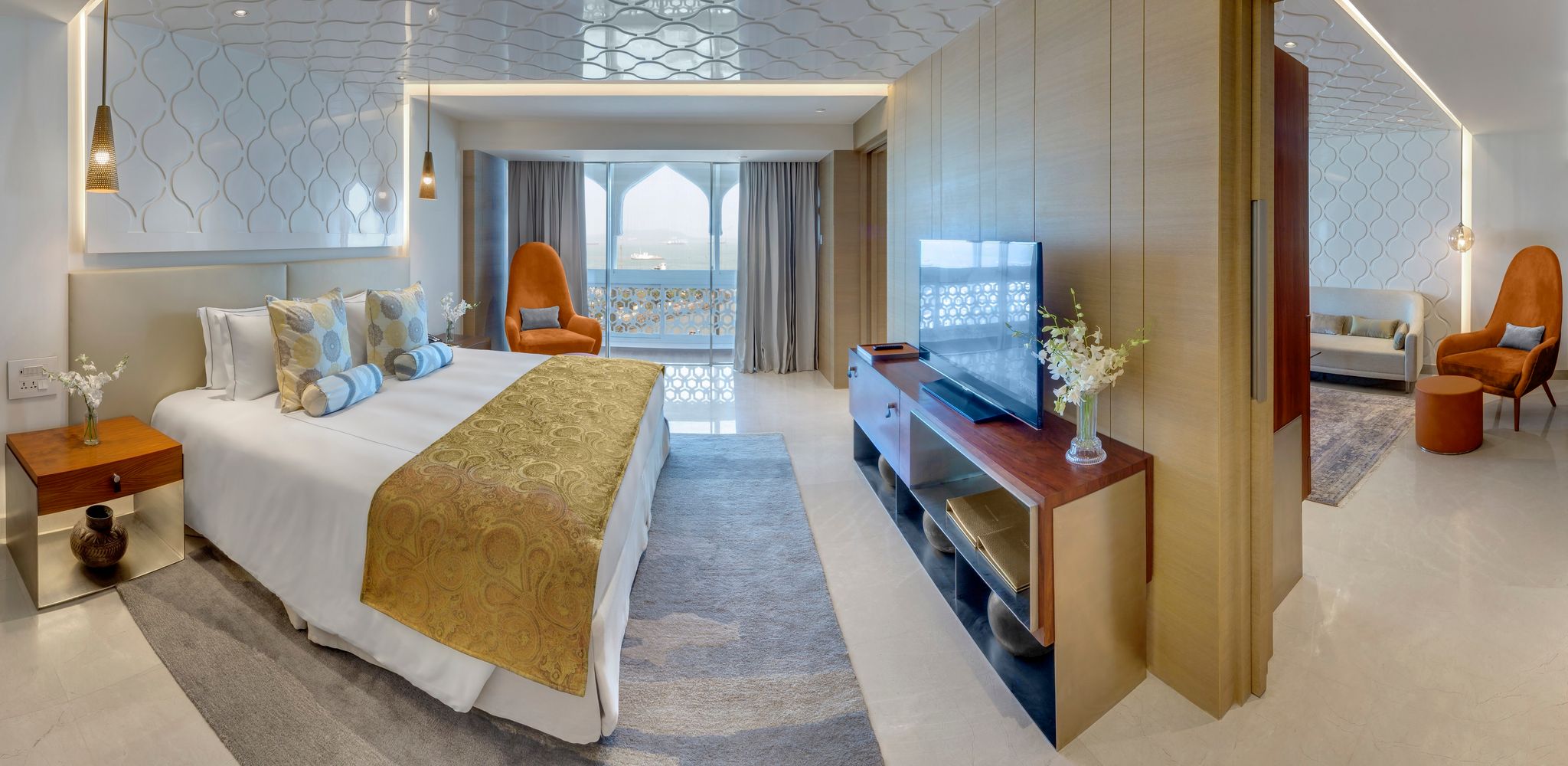 Apollo Suite 01 Bedroom Sea View with Cocktail Hours & 01- way Airport Transfer