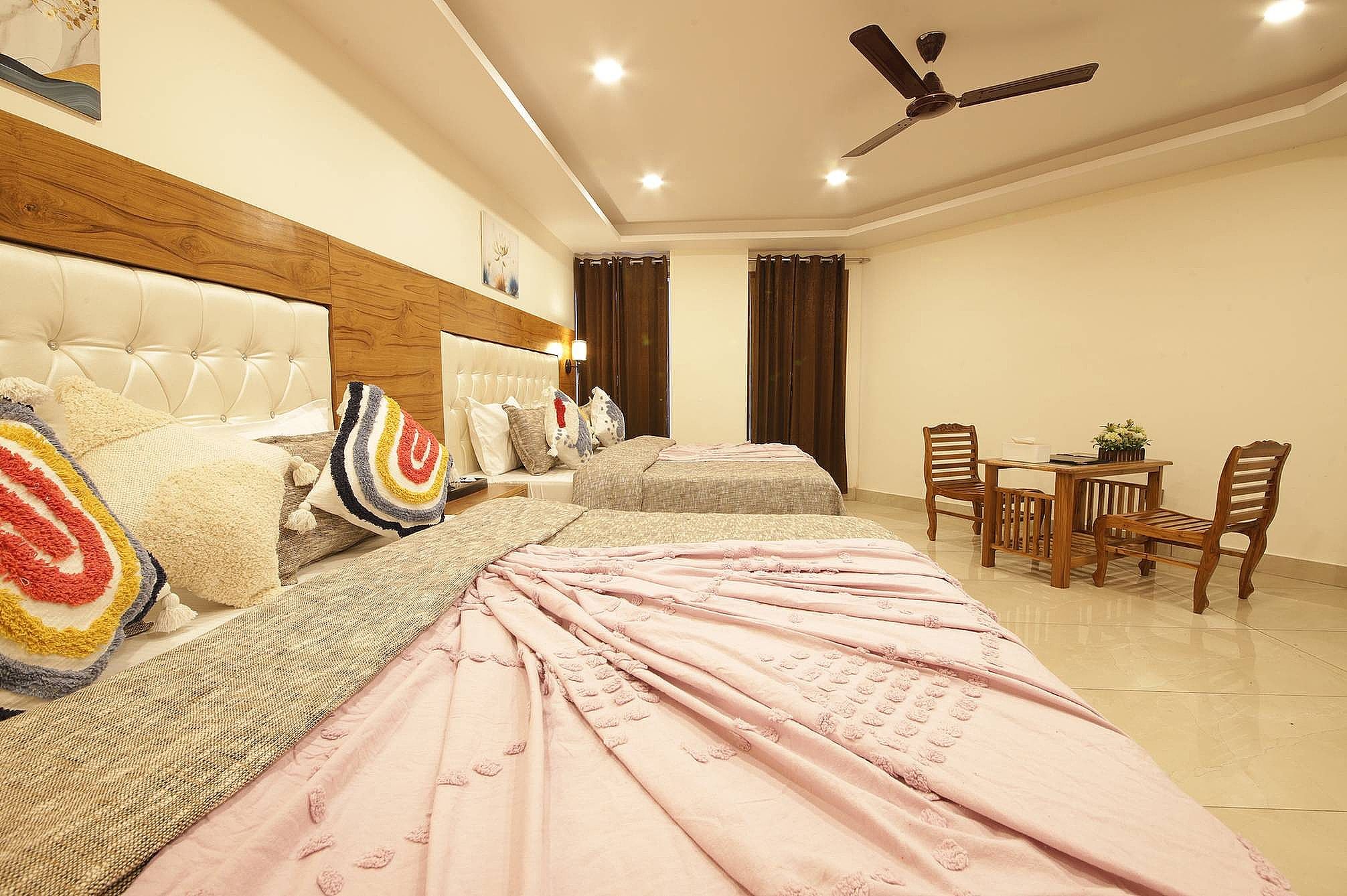 Family Suite with Shared Balcony Hill View