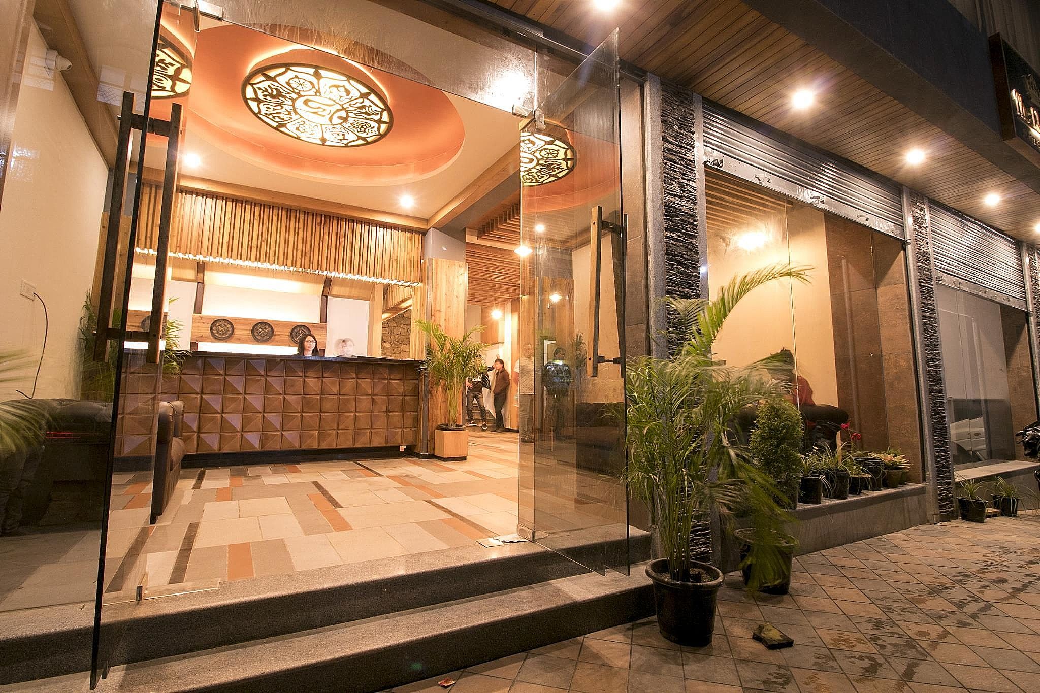entrance