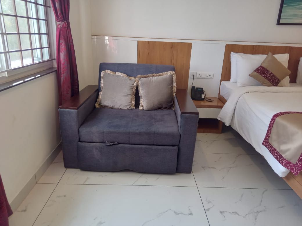 MGM Whispering Wind's Yelagiri Club Room - King Size & Sofa Bed Hill View with sitout