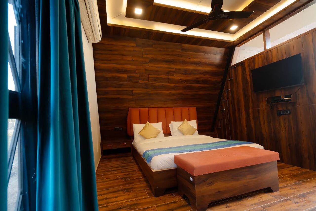   Sunshine A-Frame Cottage with Private Jacuzzi