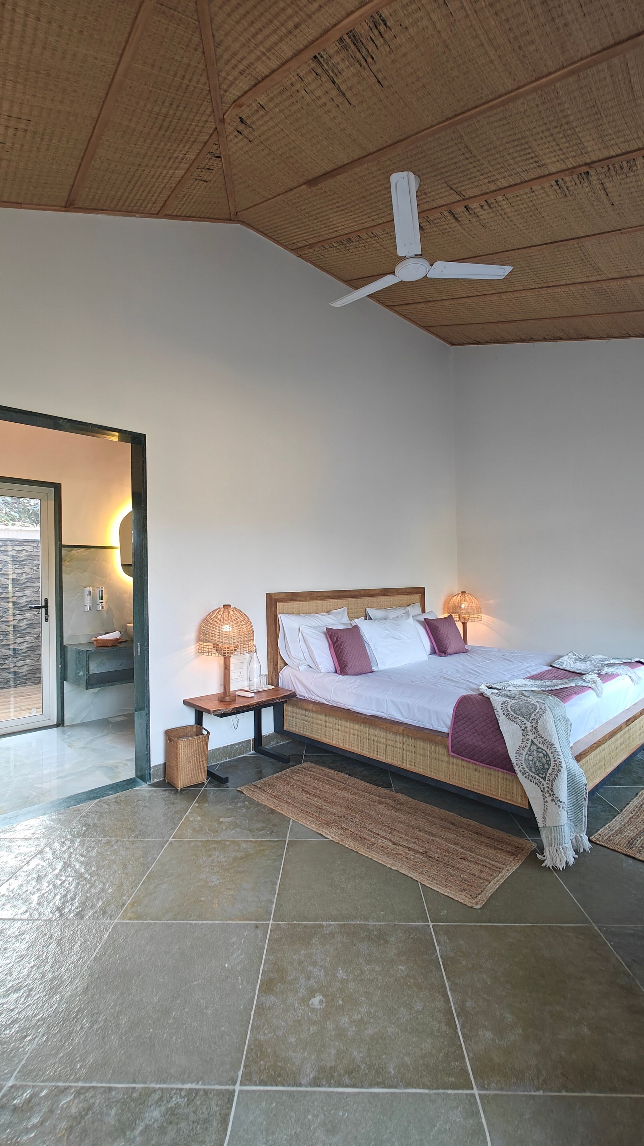 Butterfly Pea ( Aprajita ) - Modern Cottage With Open Air Shower & Garden View