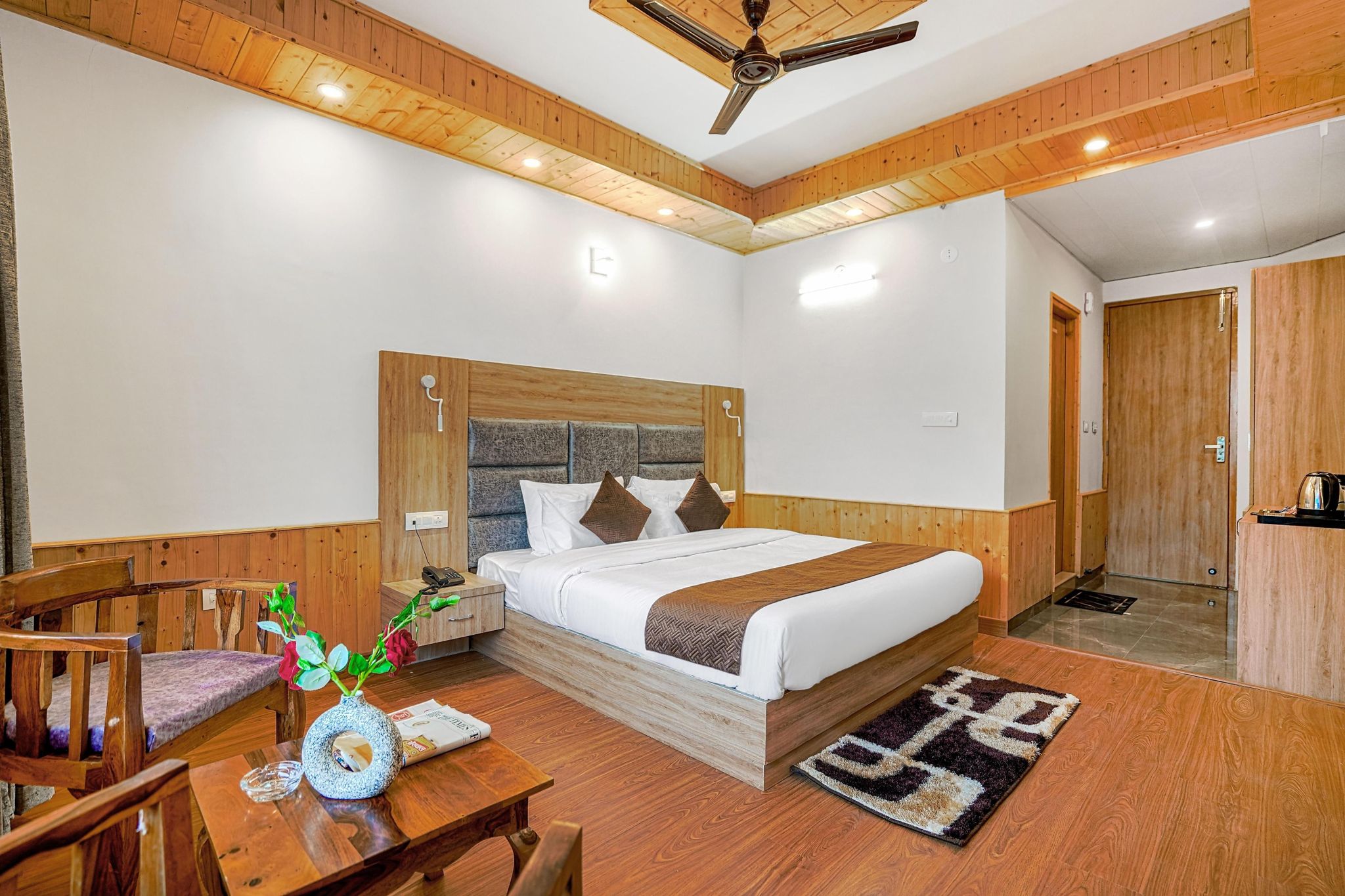 DIVINE PARADISE - MANALI Deluxe Room With Balcony Backside View 4