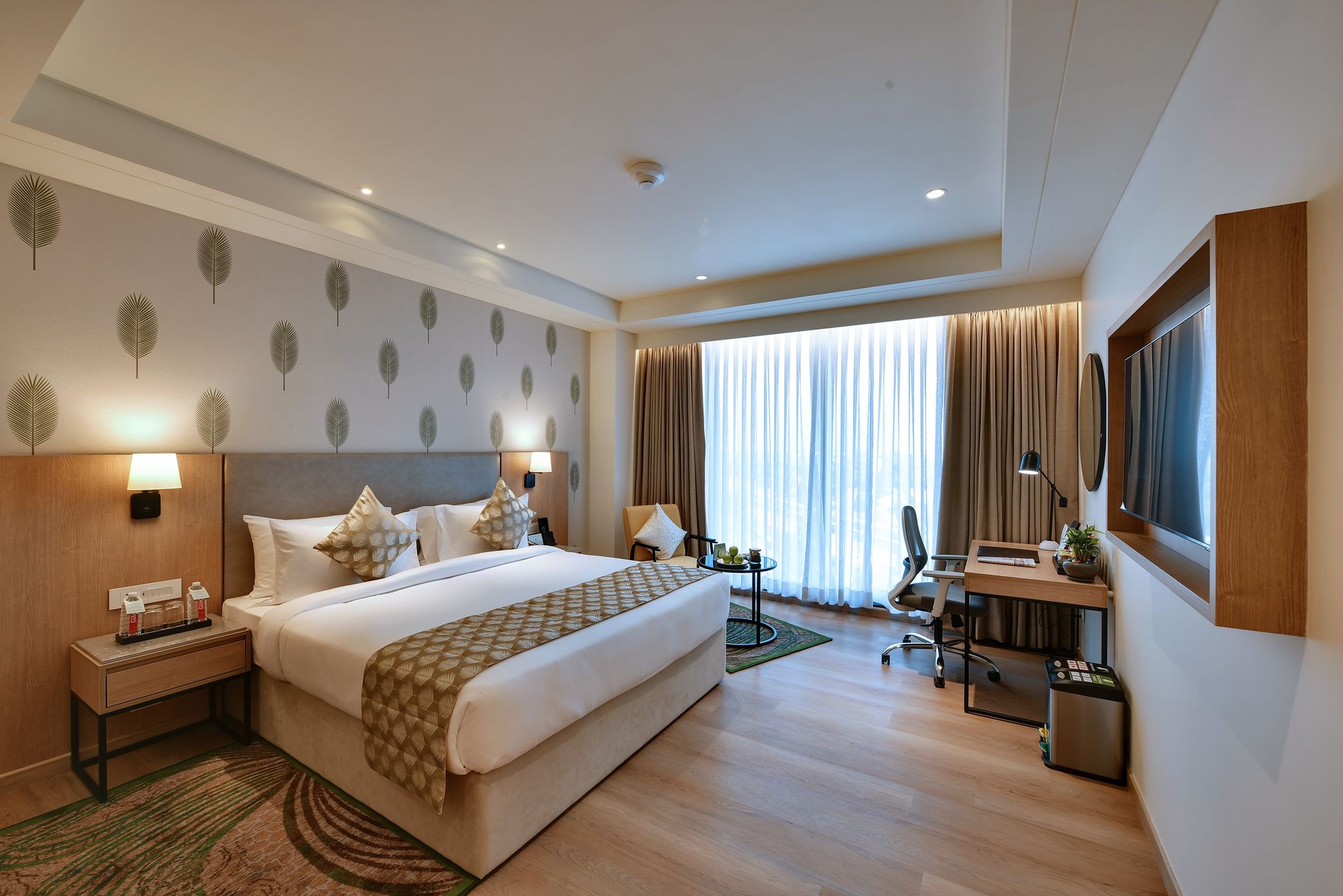 The Fern Residency Gandhinagar Winter Green Room