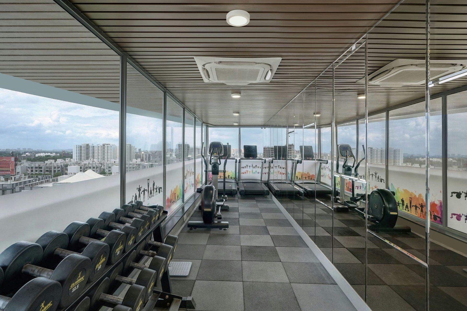Gym - Weights - Cardio - City View