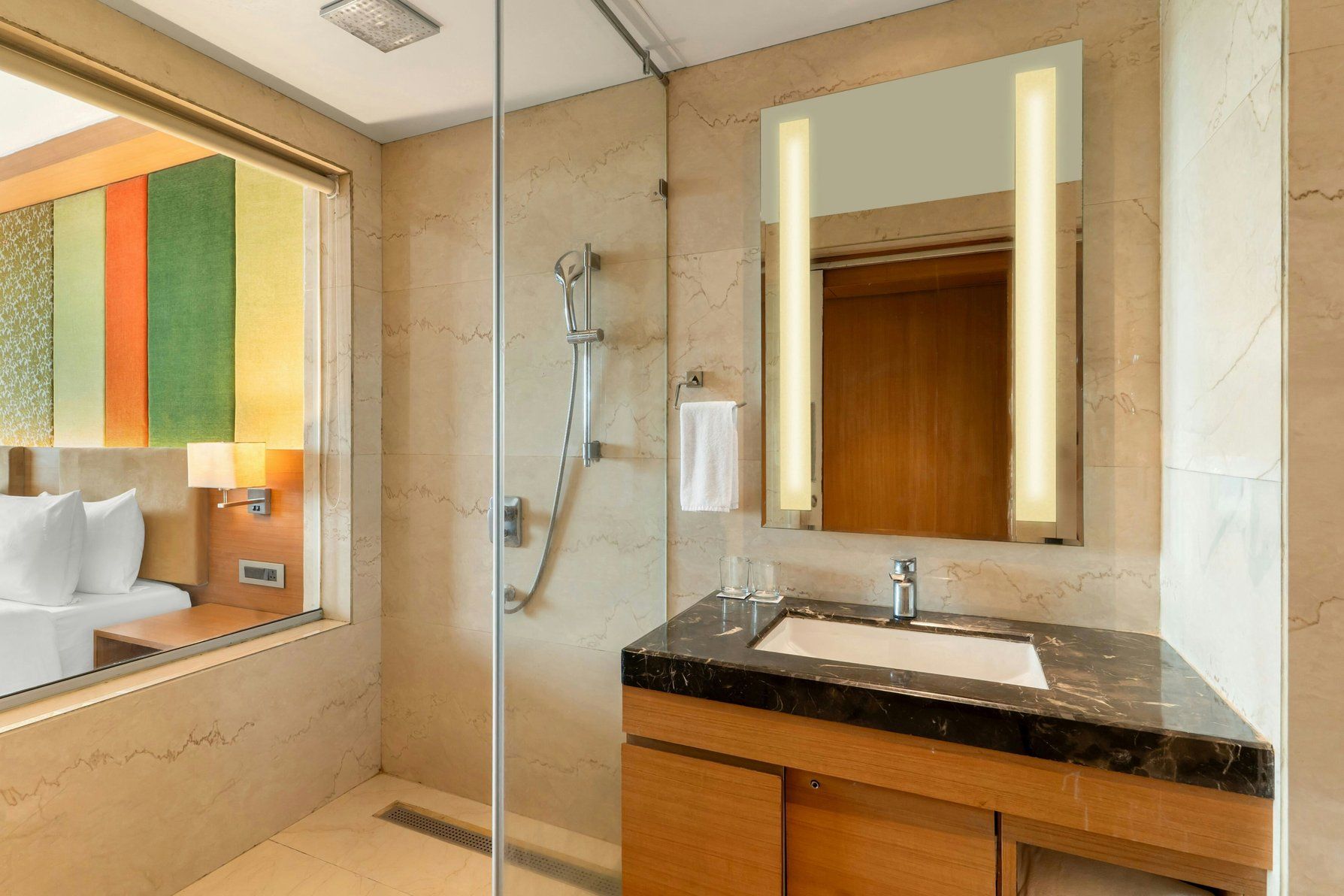 Bathroom - Sink - Glass Partition
