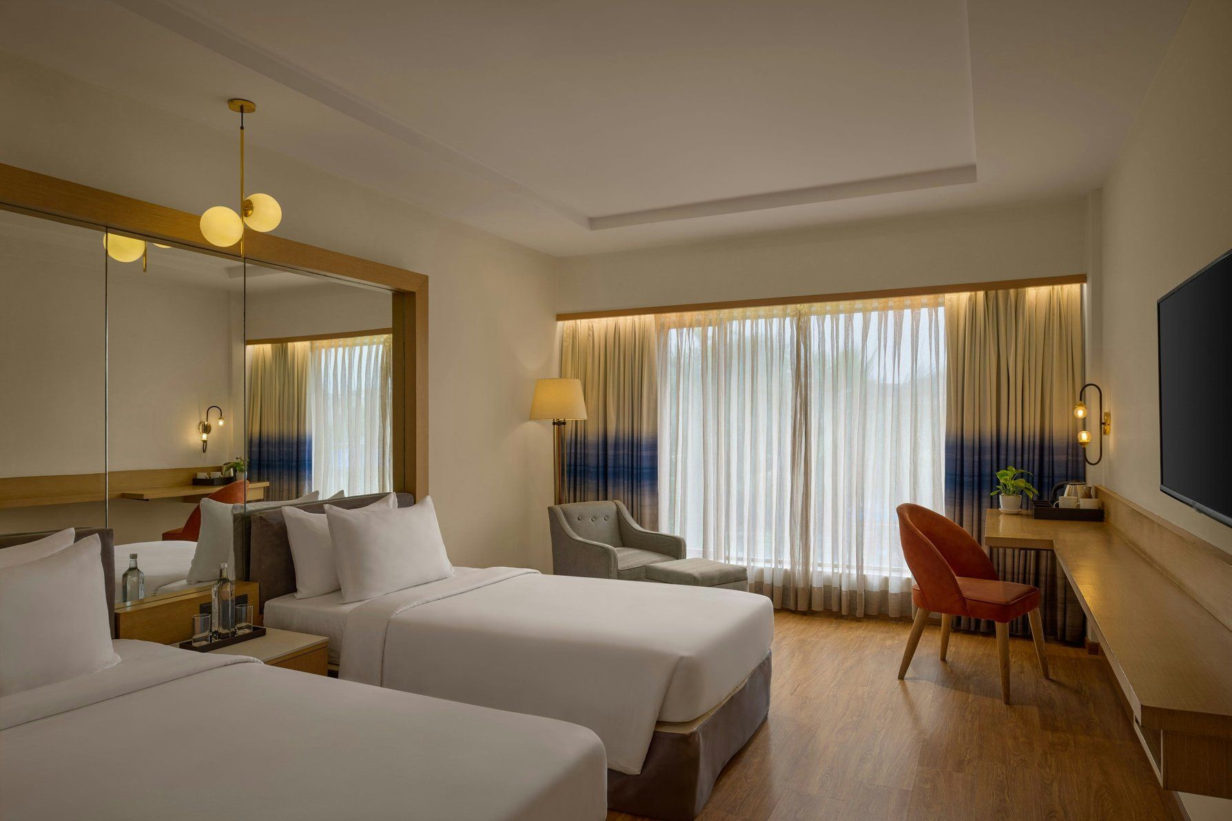 Fern Classic, Guest room, 2 Twin, City view
