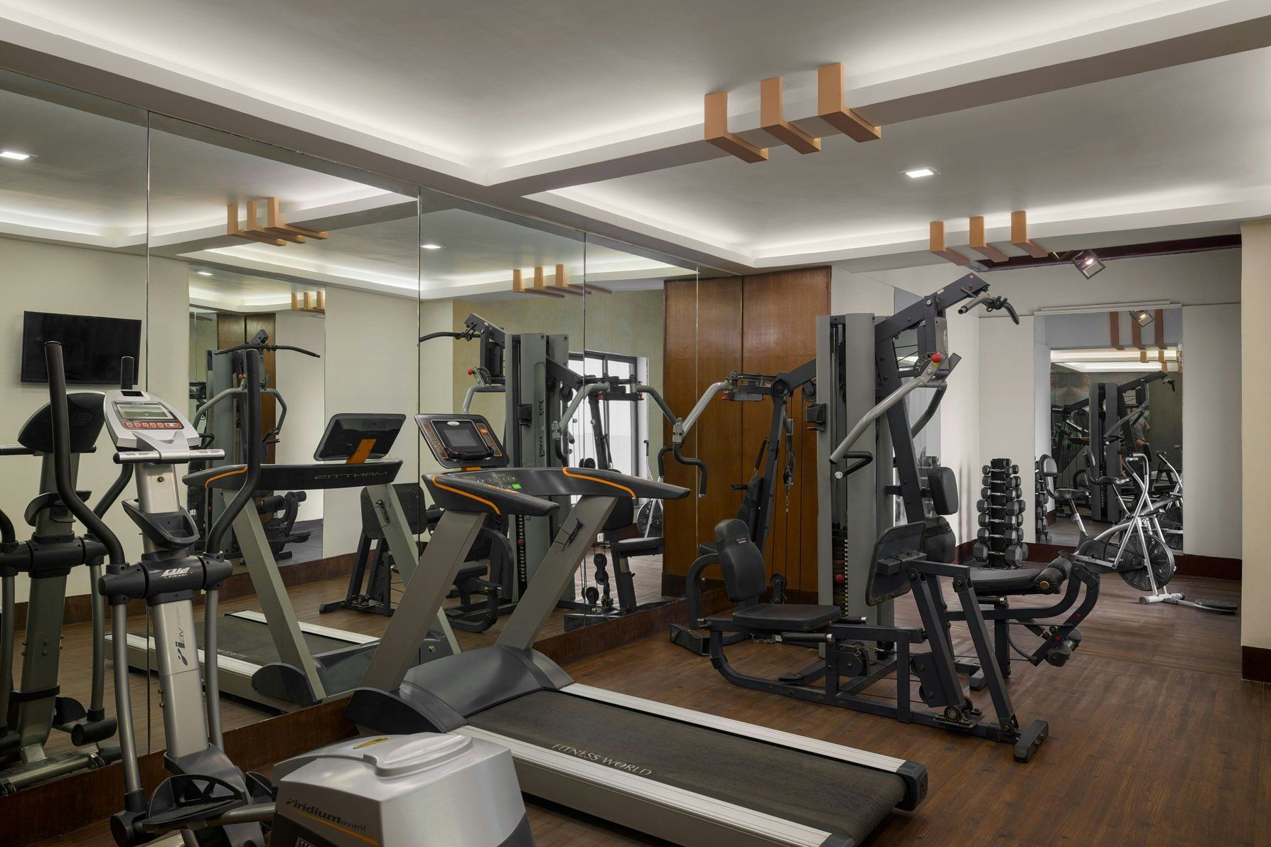 Fitness Center - Cardio Equipment - Weights