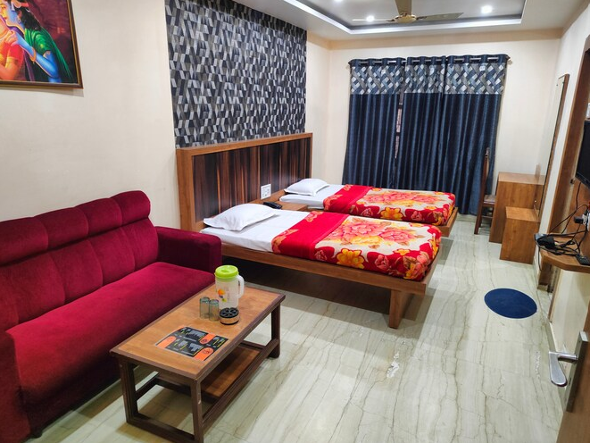 Hotel Geetanjali Standard NON AC Twin Bed 4