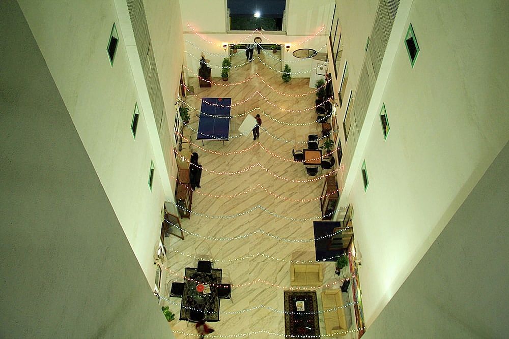 Interior entrance