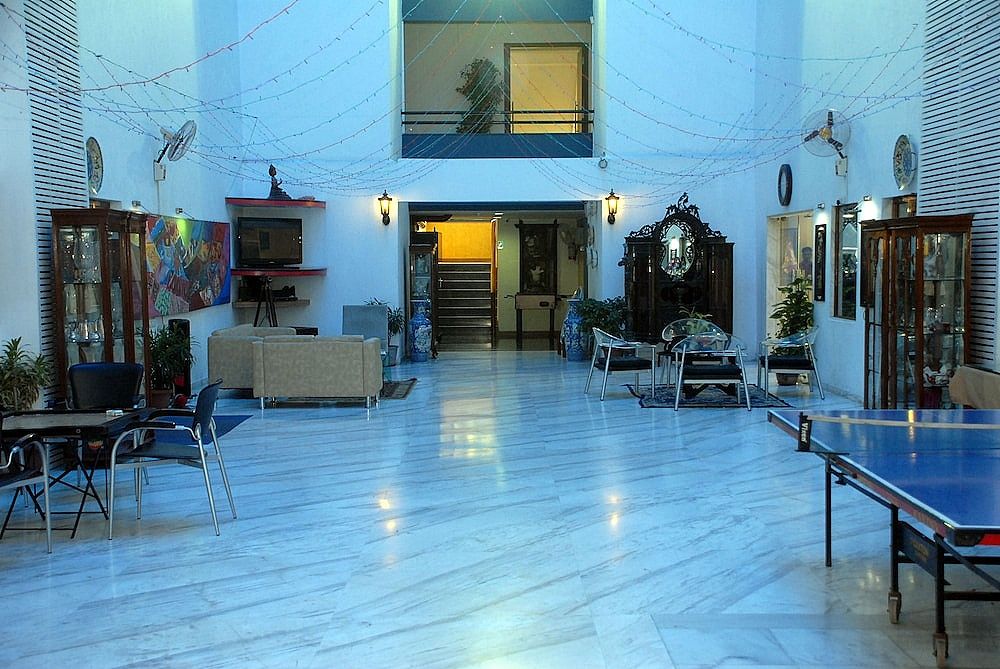 Interior entrance