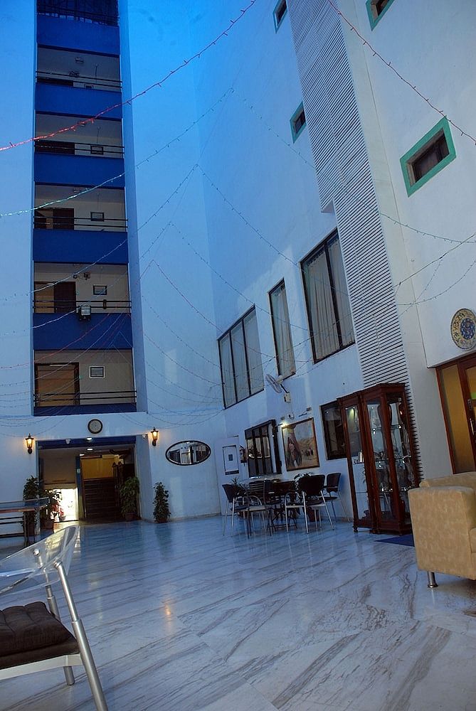 Interior entrance