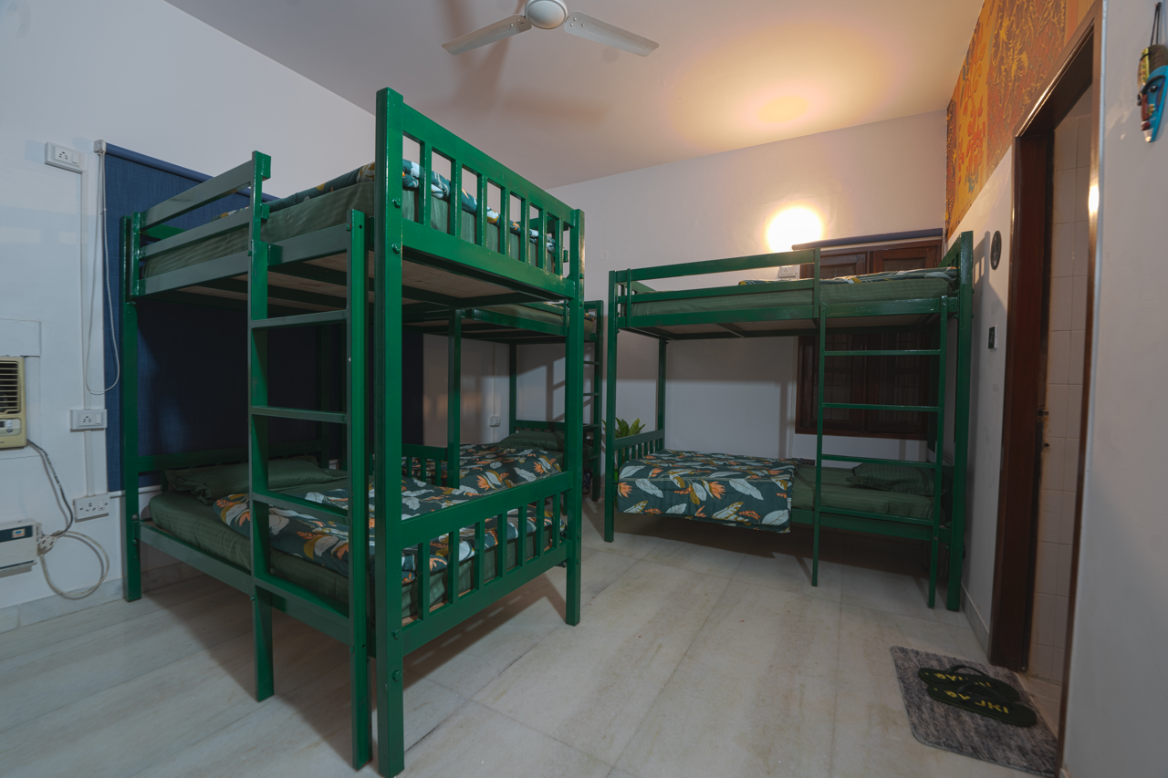 Bed In 6 Bed AC Female Only Dormitory Room With Ensuite Bathroom