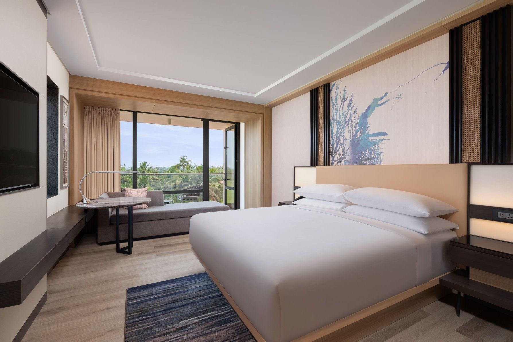 Premium King, Field View, Balcony