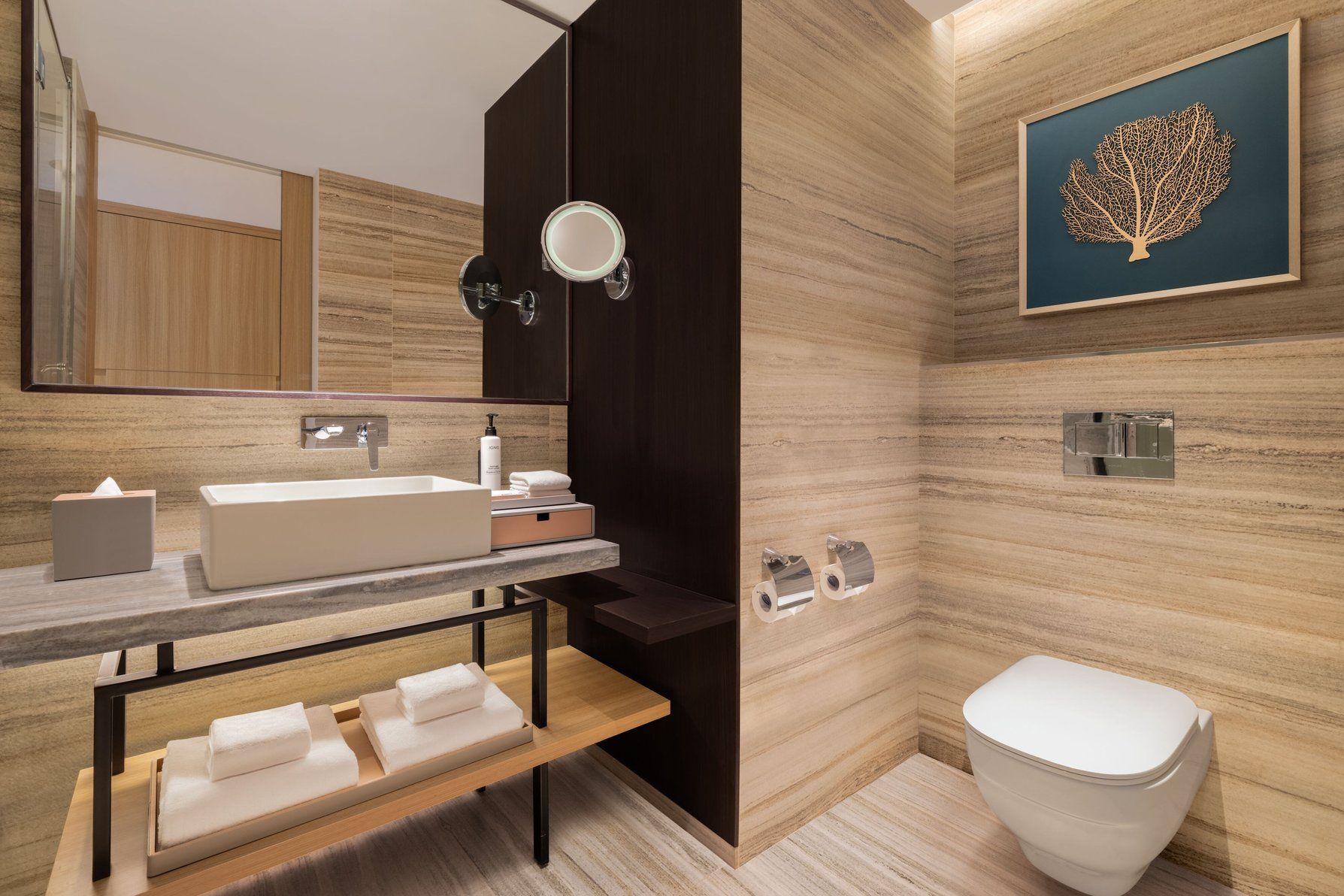 Premium King, Washroom