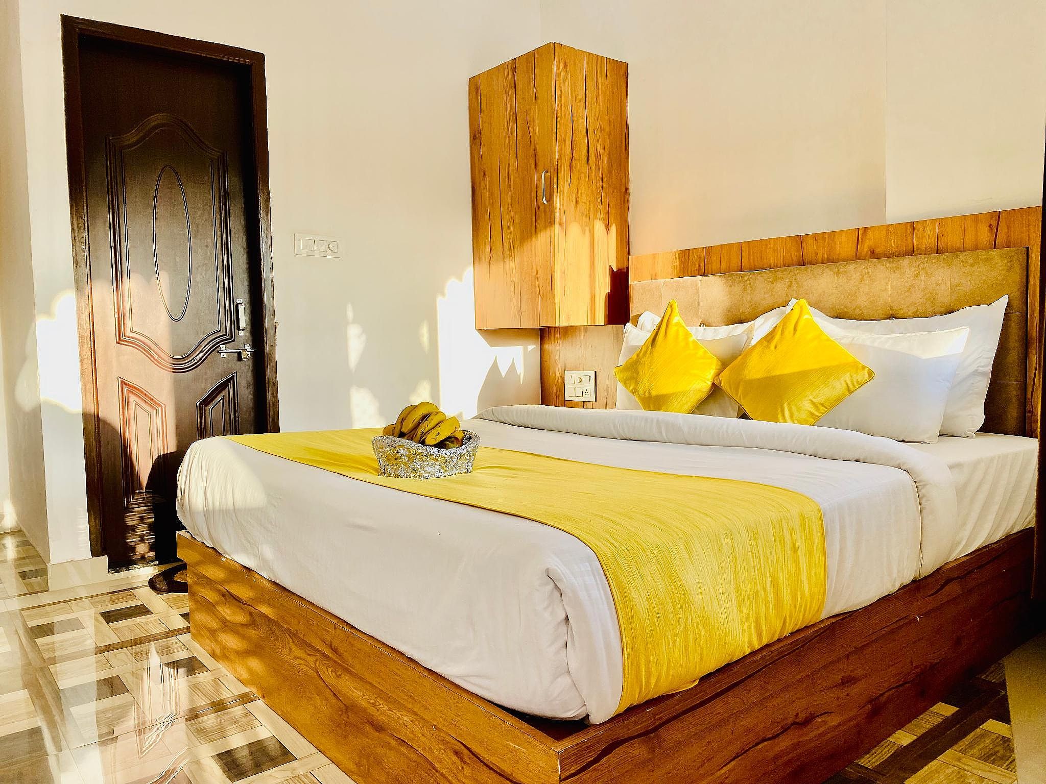 Hotel Vallabh with lake facing balcony Deluxe Room
