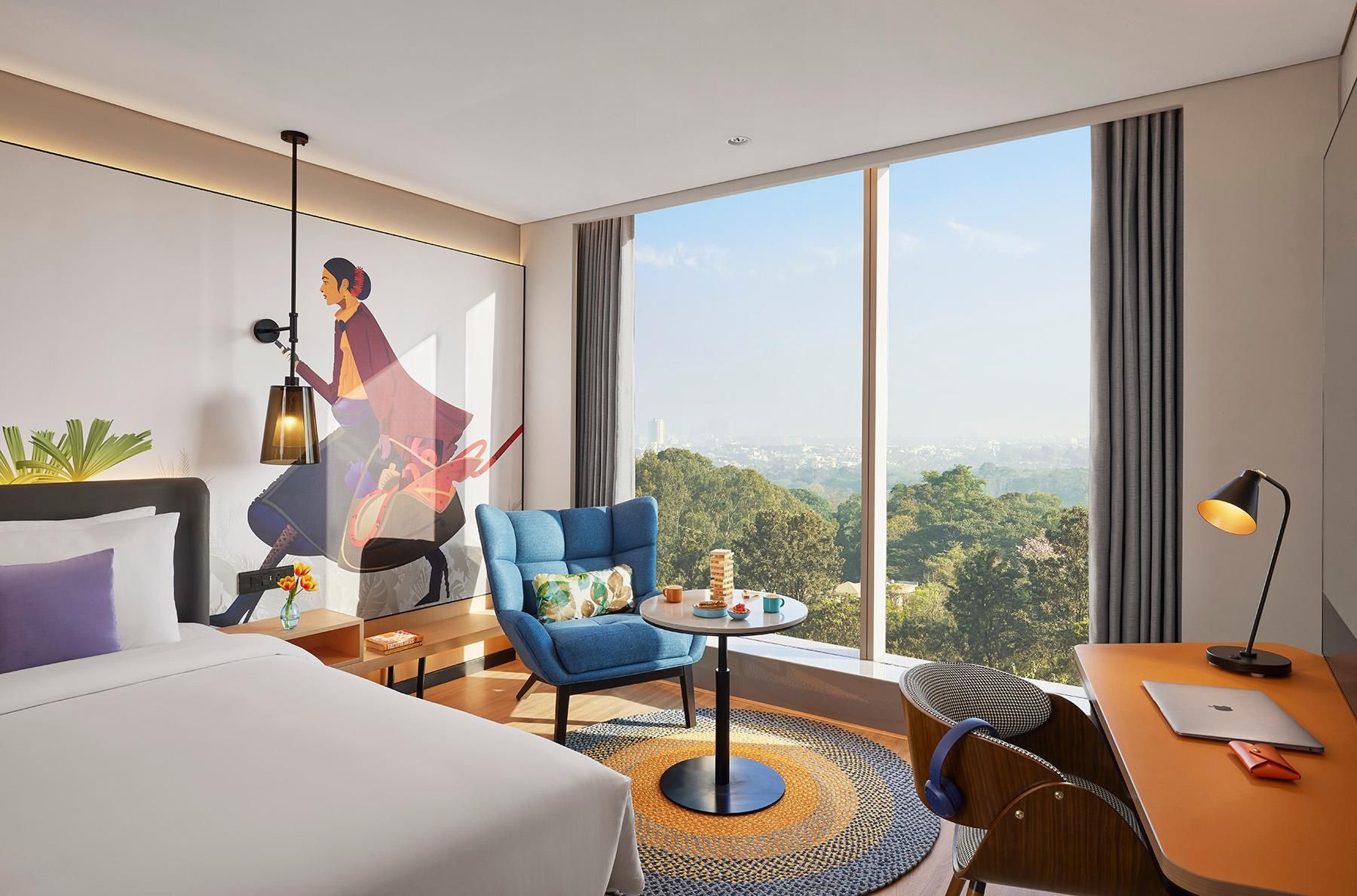 2 TWIN BEDS FOREST VIEW