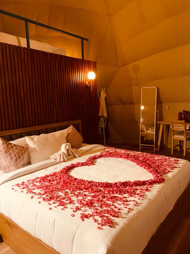 Luxury AC Geodesic Glamps With Balcony