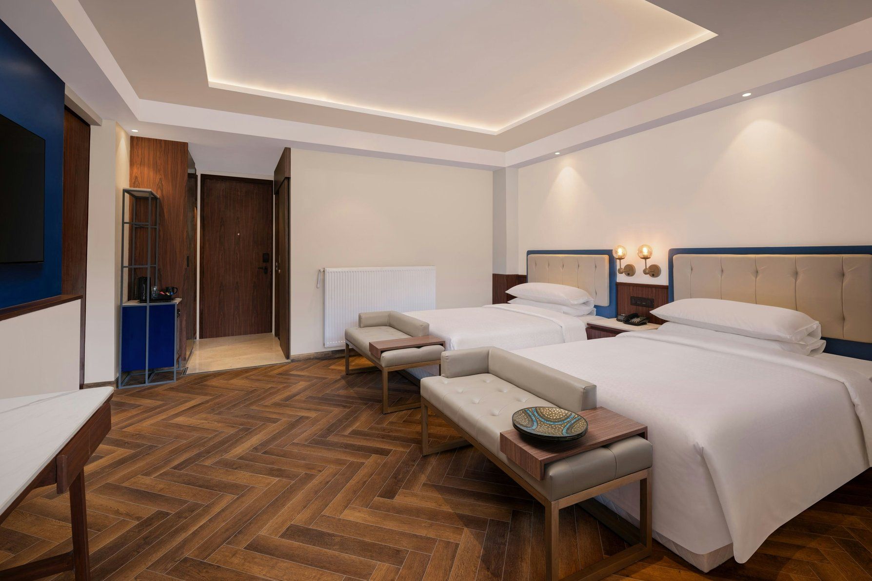 Deluxe, Guest room, 2 Twin, Mountain view, Balcony