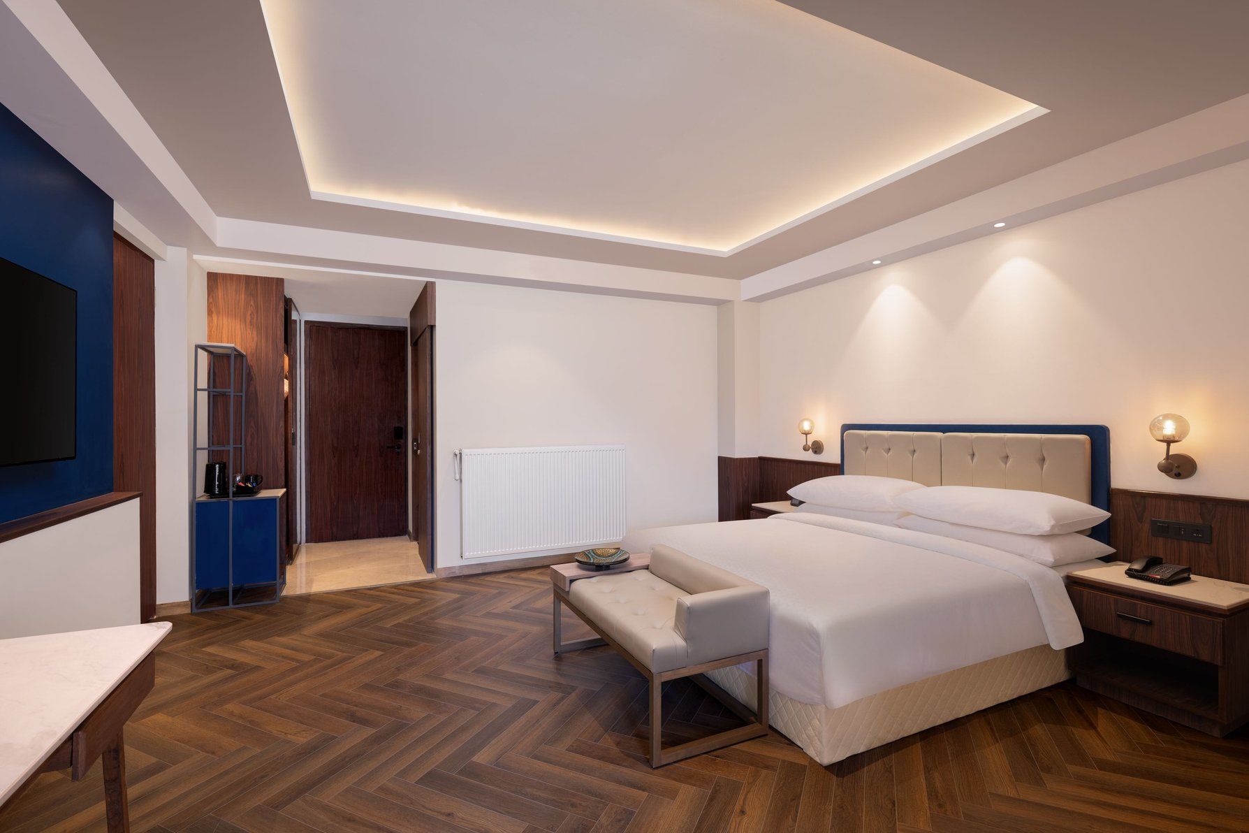 Deluxe, Guest room, 1 King, Mountain view, Balcony