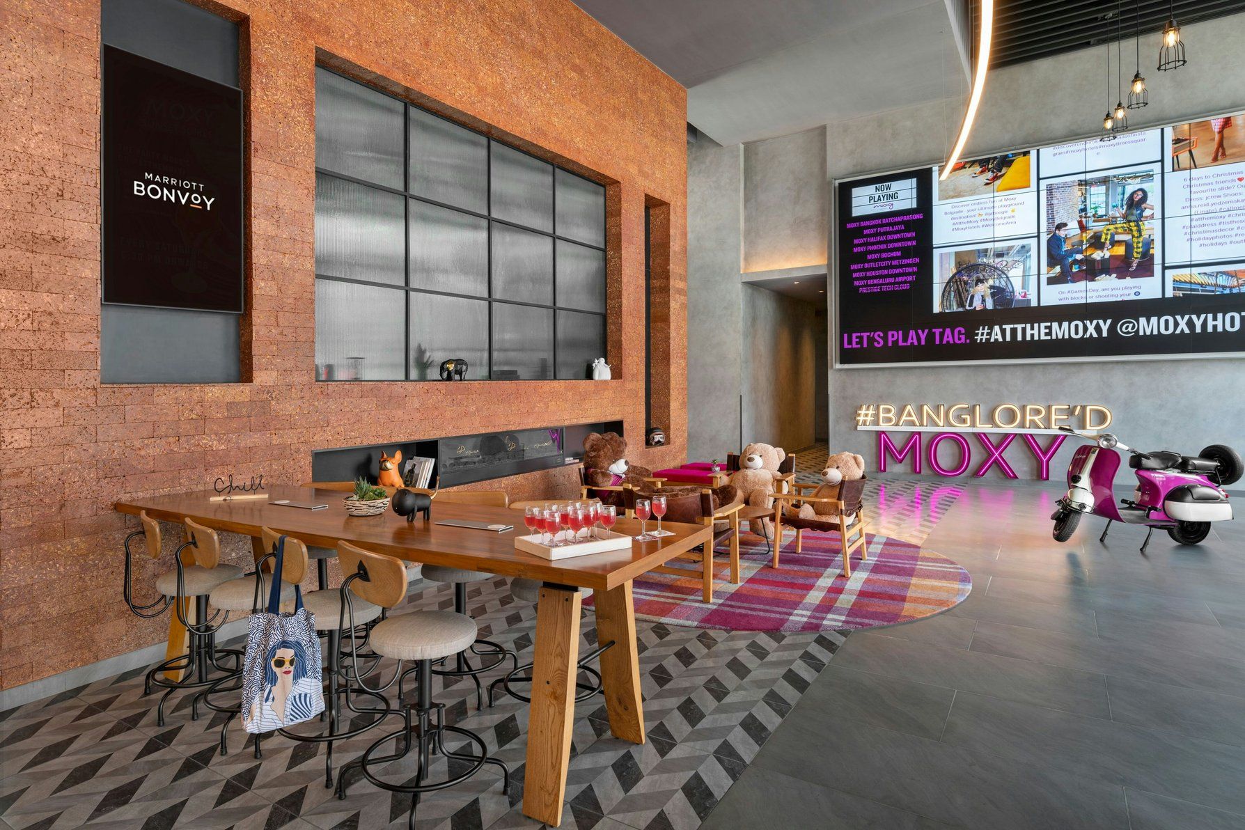 Moxy Bengaluru Arrival Zone Lobby