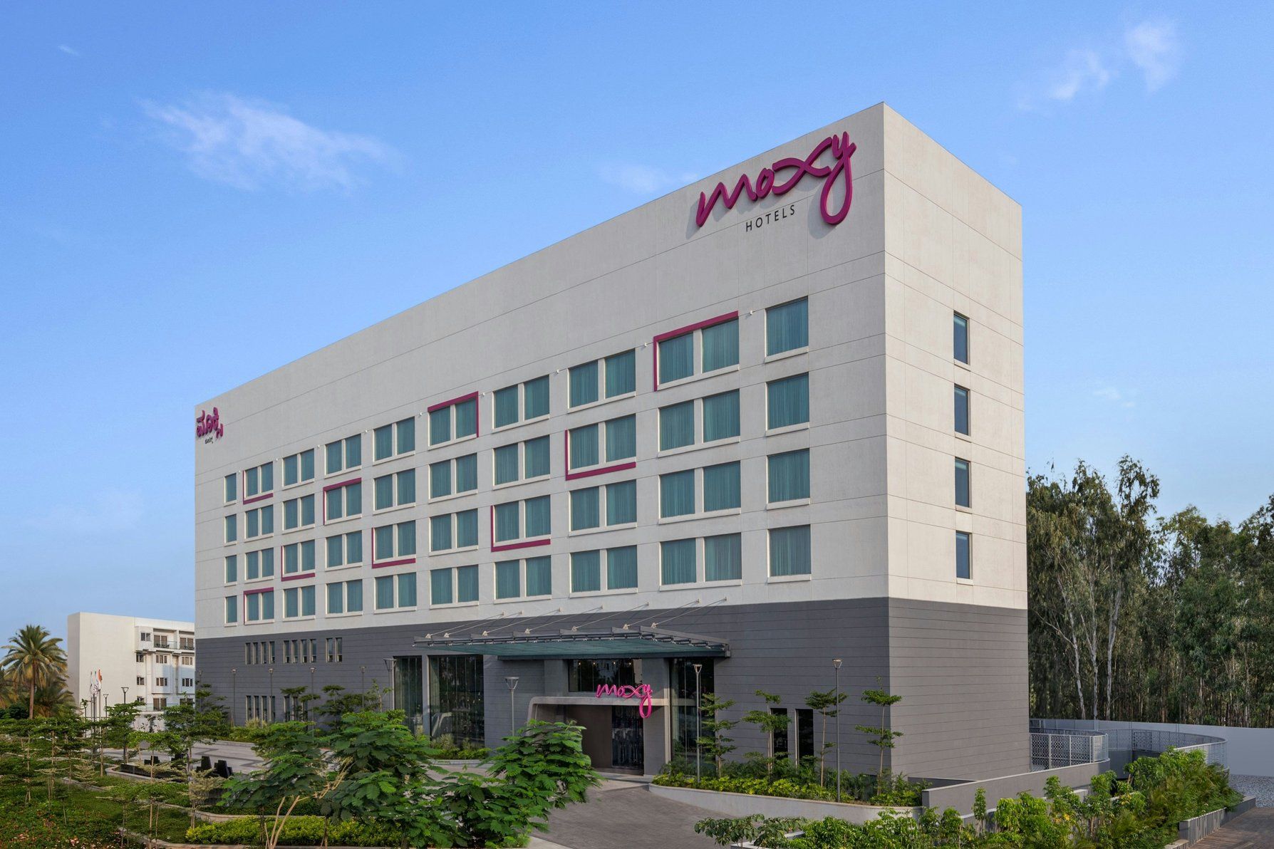 Moxy Bengaluru day light façade