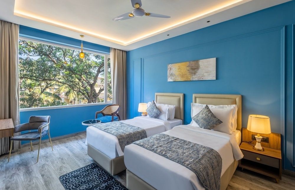 Renest Calangute Goa Deluxe Twin Room 7