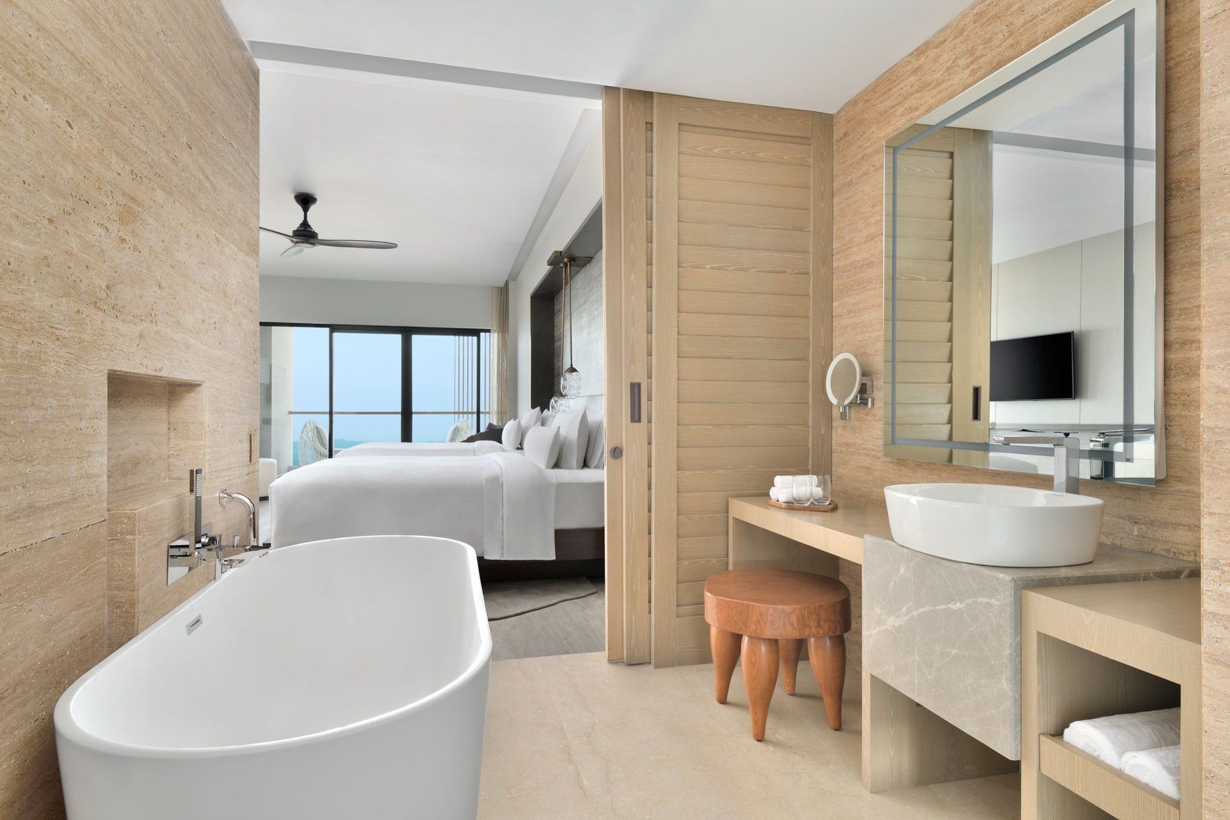 Premier, Guest room, 2 Twin, Valley view, Balcony