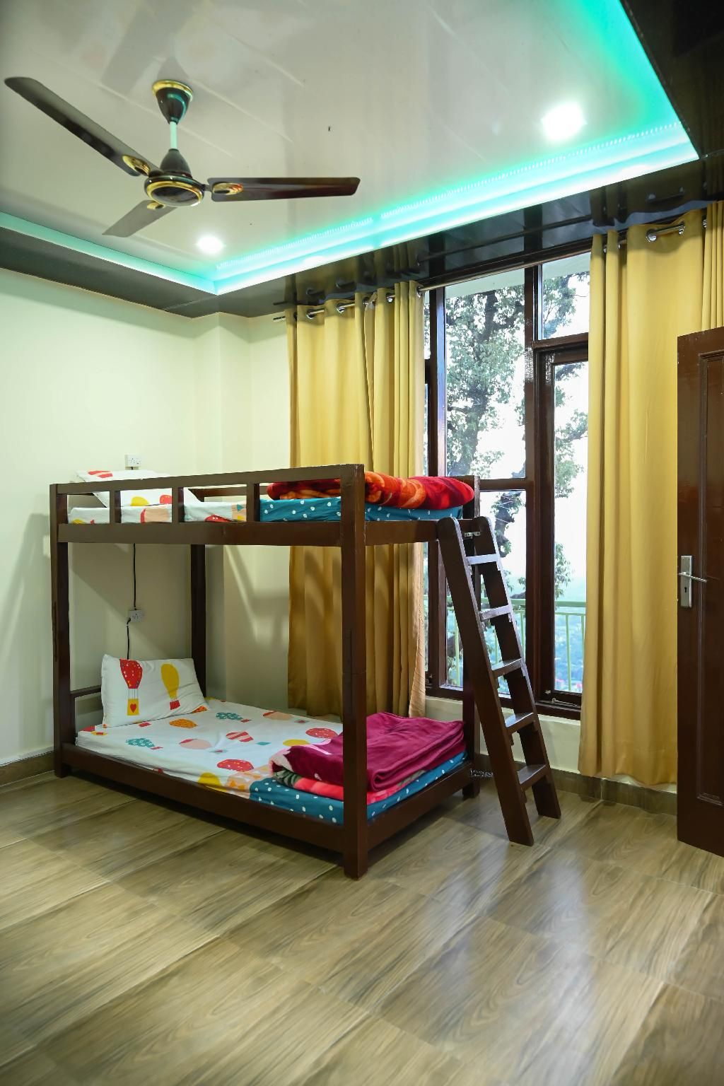 Bunk Bed in a Mixed Dormitory