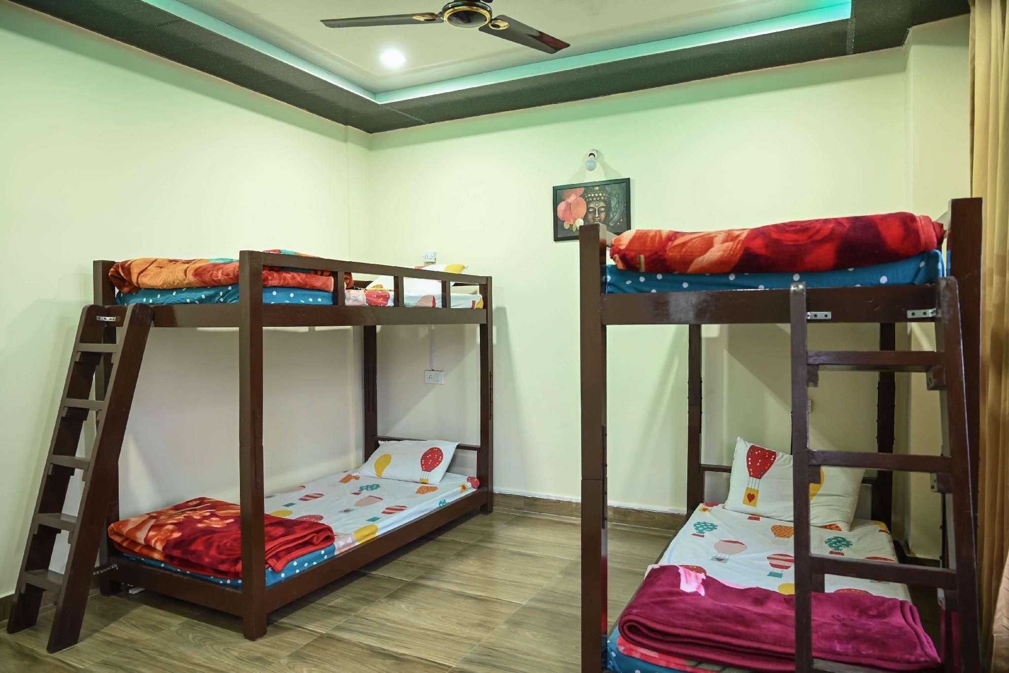 Bunk Bed in a Mixed Dormitory
