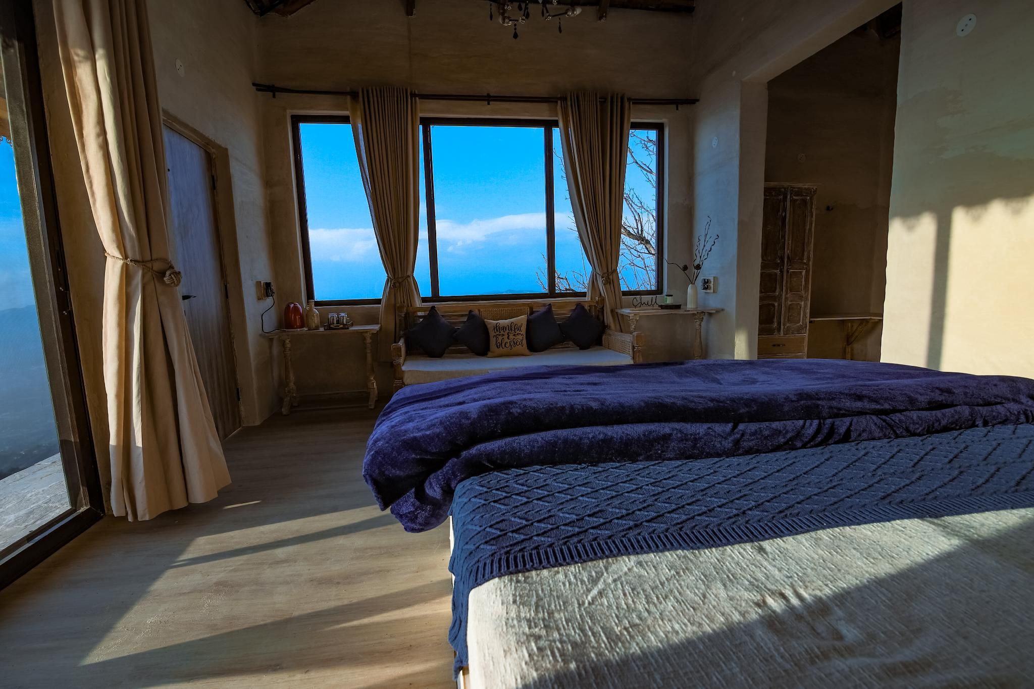 Mountain View Double Room with Private Sit-Out