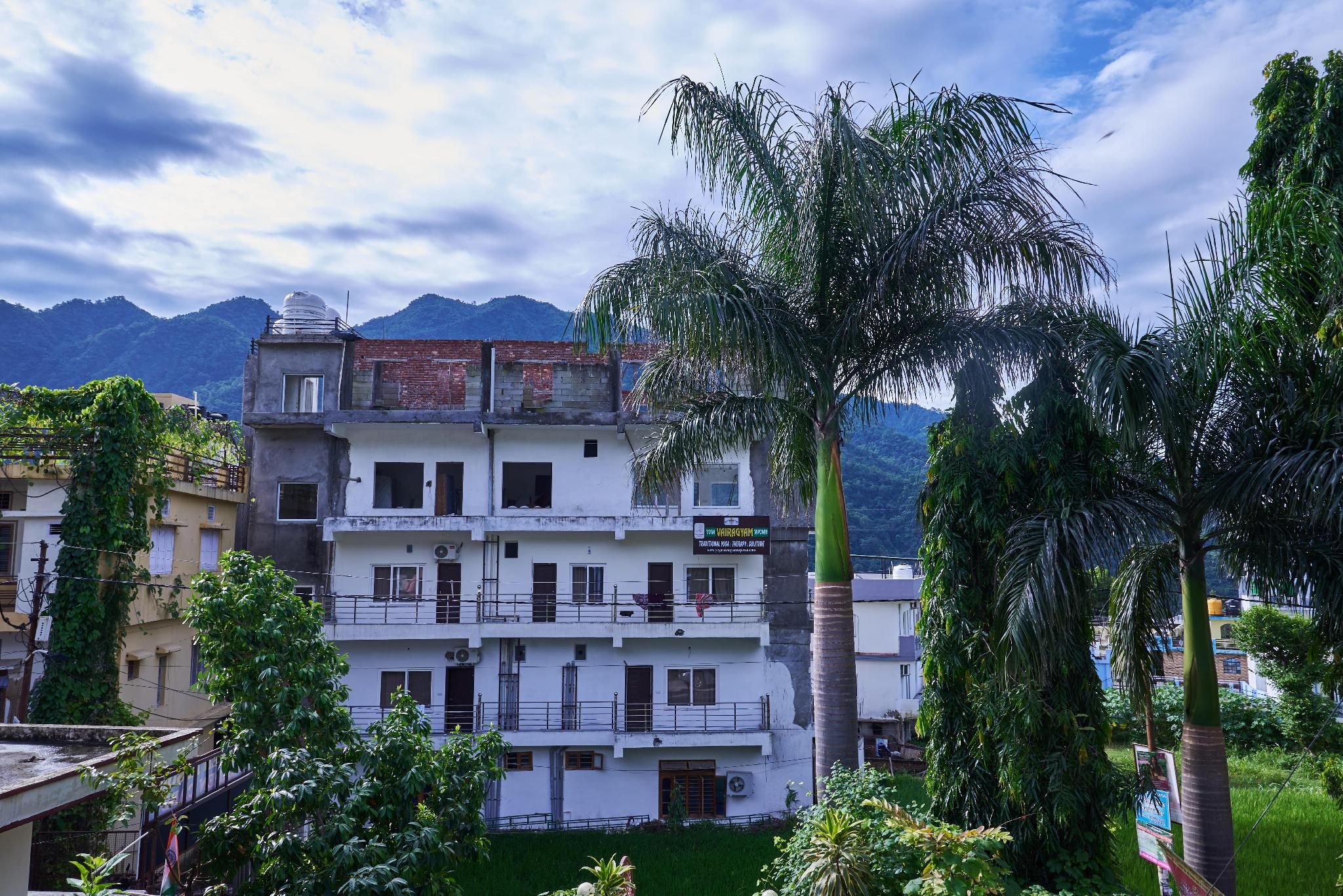 The blue guest house